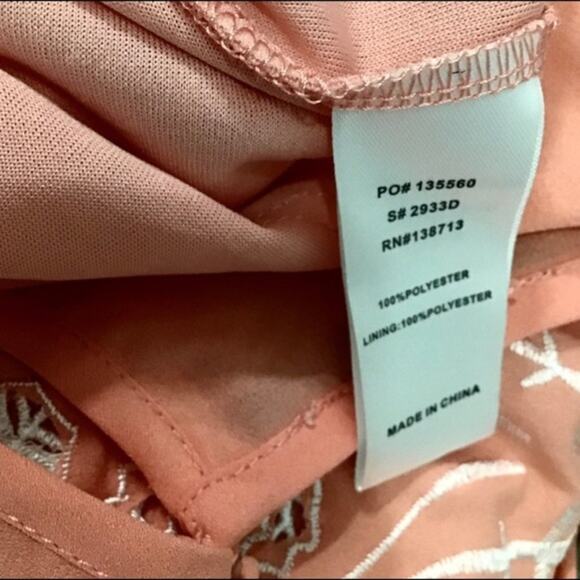 Doe & Rae Embroidered Fit & Flare Dress sz S - Picture 6 of 6